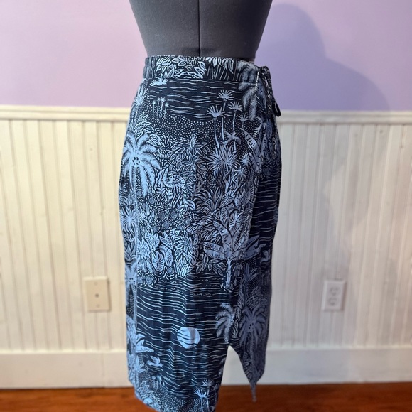 100% Linen Wrap Skirt - Picture 4 of 9